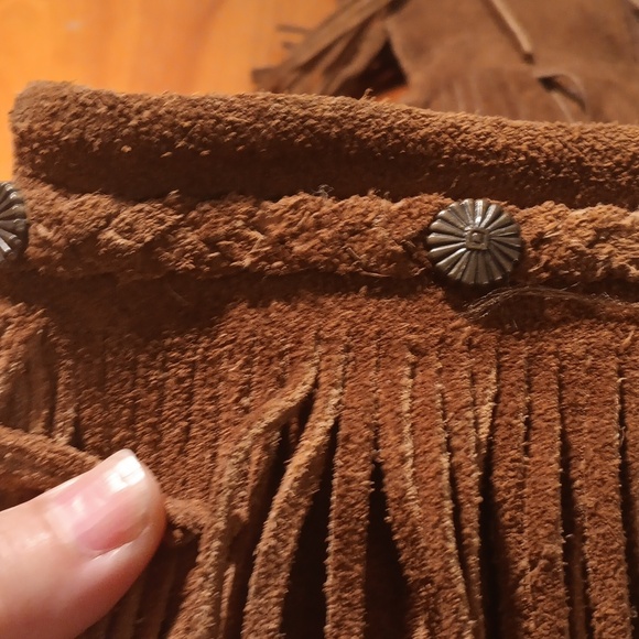 Minnetonka Fringe Brown Women's Boots Size 7 - Picture 15 of 16